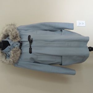 Women's Blue Duffle Coat